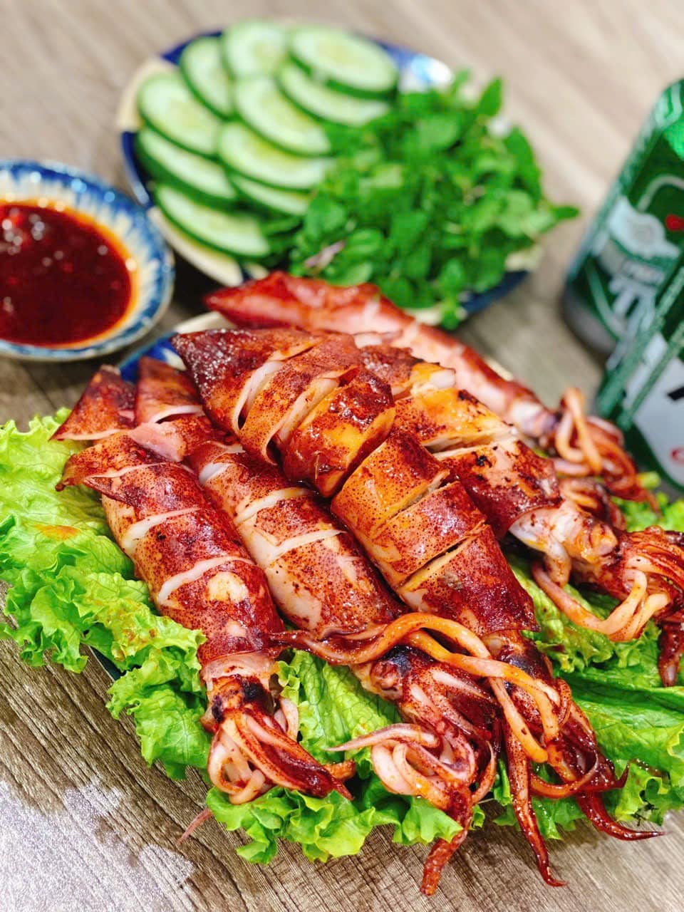 Cách làm mực ống nướng sa tế chỉ mất 10 phút