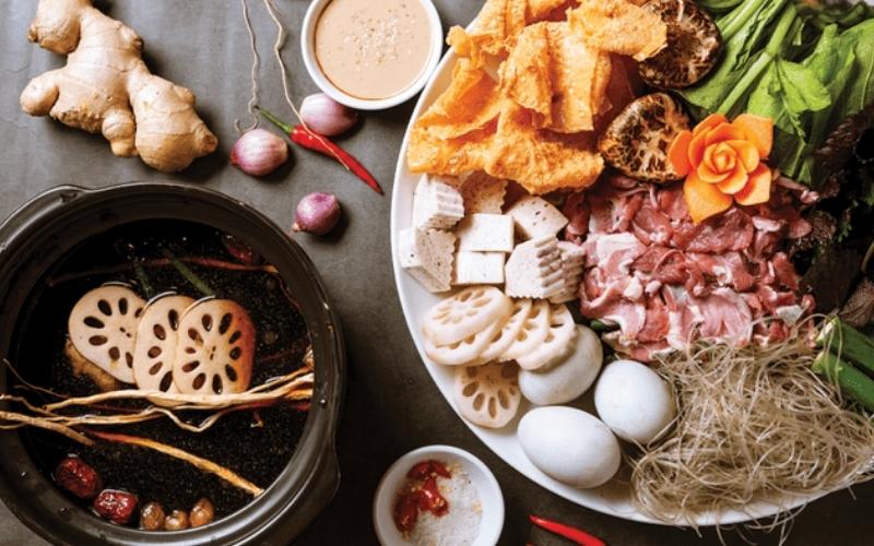 Nguyên liệu nấu lẩu dê Nguyên liệu nấu lẩu dê
