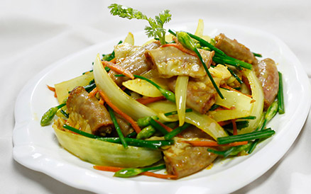 Lòng Dê Xào nghệ 