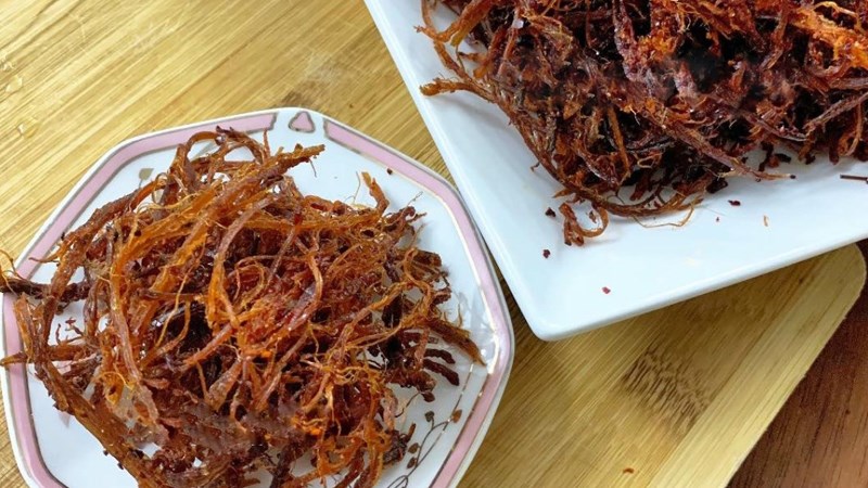 Thịt trâu gác bếp