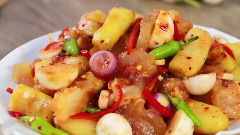 Gân bò sốt Thái Gân bò sốt Thái