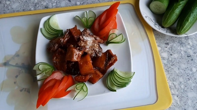 Khô cá lóc chiên nước mắm