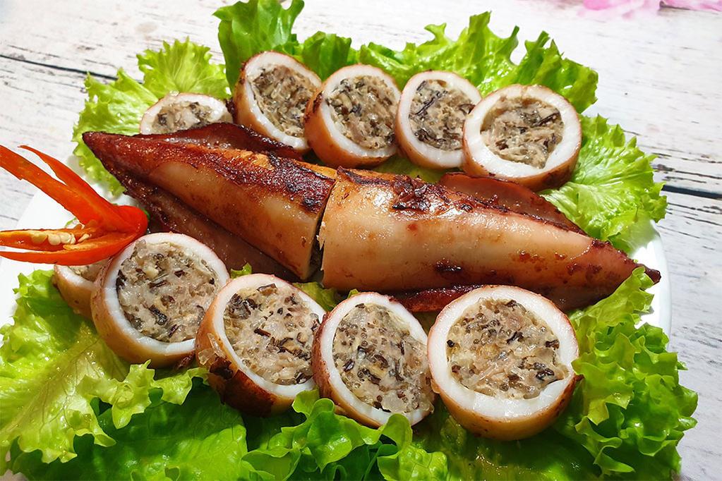 Cách làm mực nhồi thịt chiên giòn đơn giản mà ngon, đẹp mắt