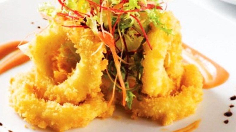 Mực chiên bơ tỏi
