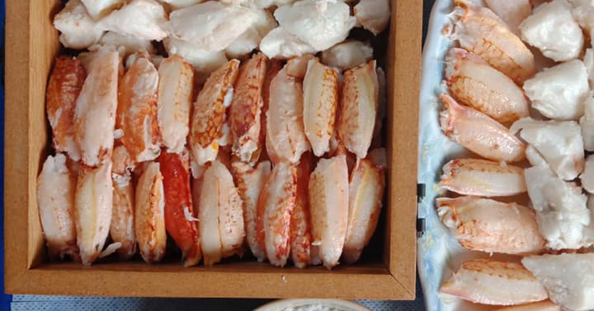 thịt càng ghẹ nấu súp,cháo,