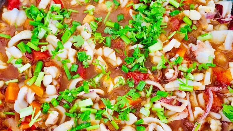 Mực ống rim me chua ngọt